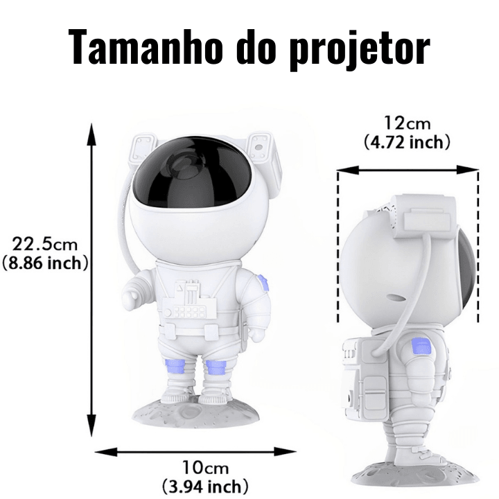 Projetor Astronauta Galaxy Dreams Luz Noturna - Seu Céu Estrelado em Casa