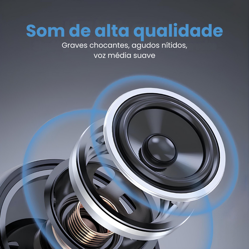 Fone de Ouvido Bluetooth H'Maston Sem Fio – Qualidade de Som Superior e Bateria de Longa Duração para Esportes